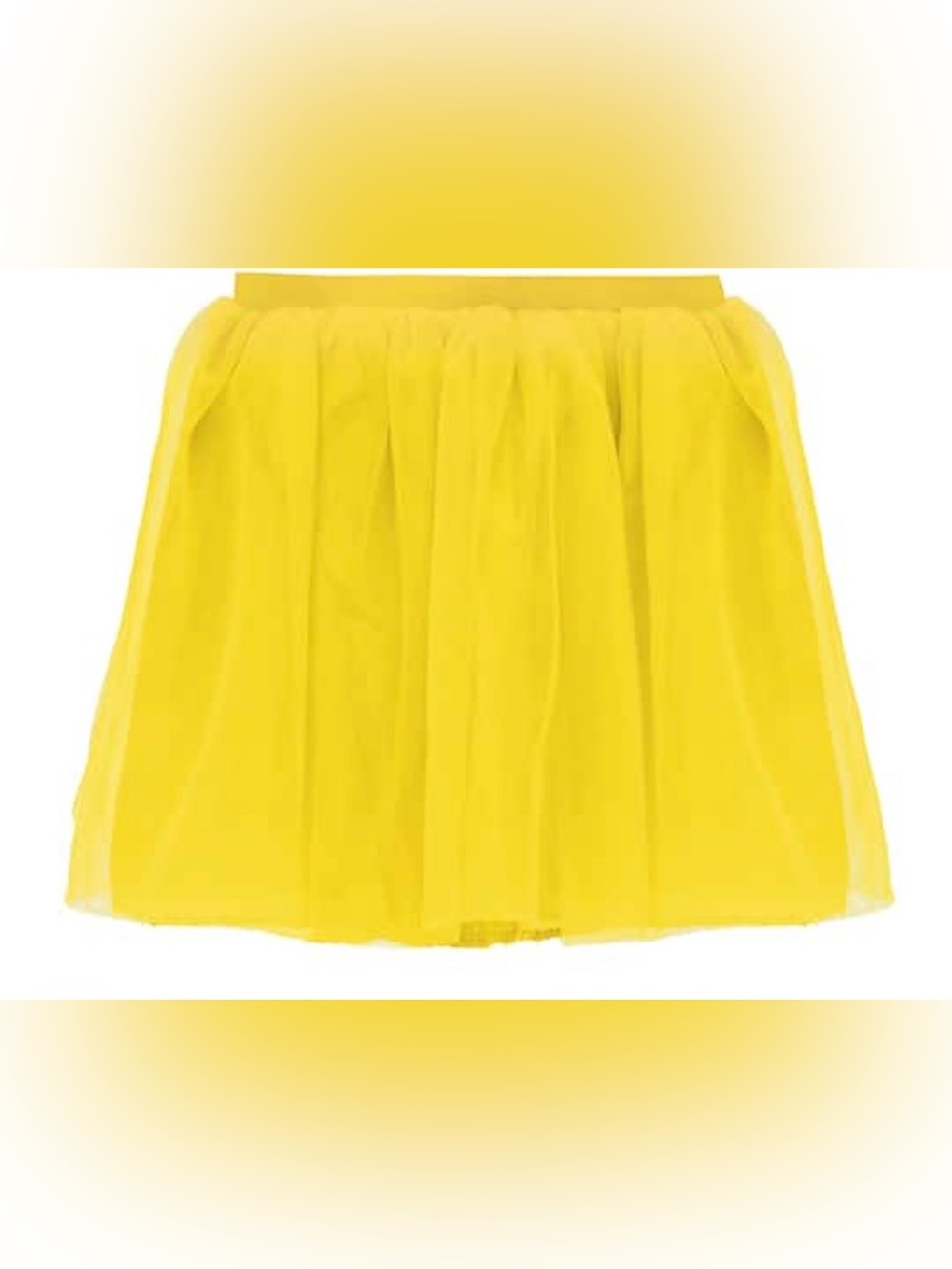Halloween Bright Yellow Tutu Skirt